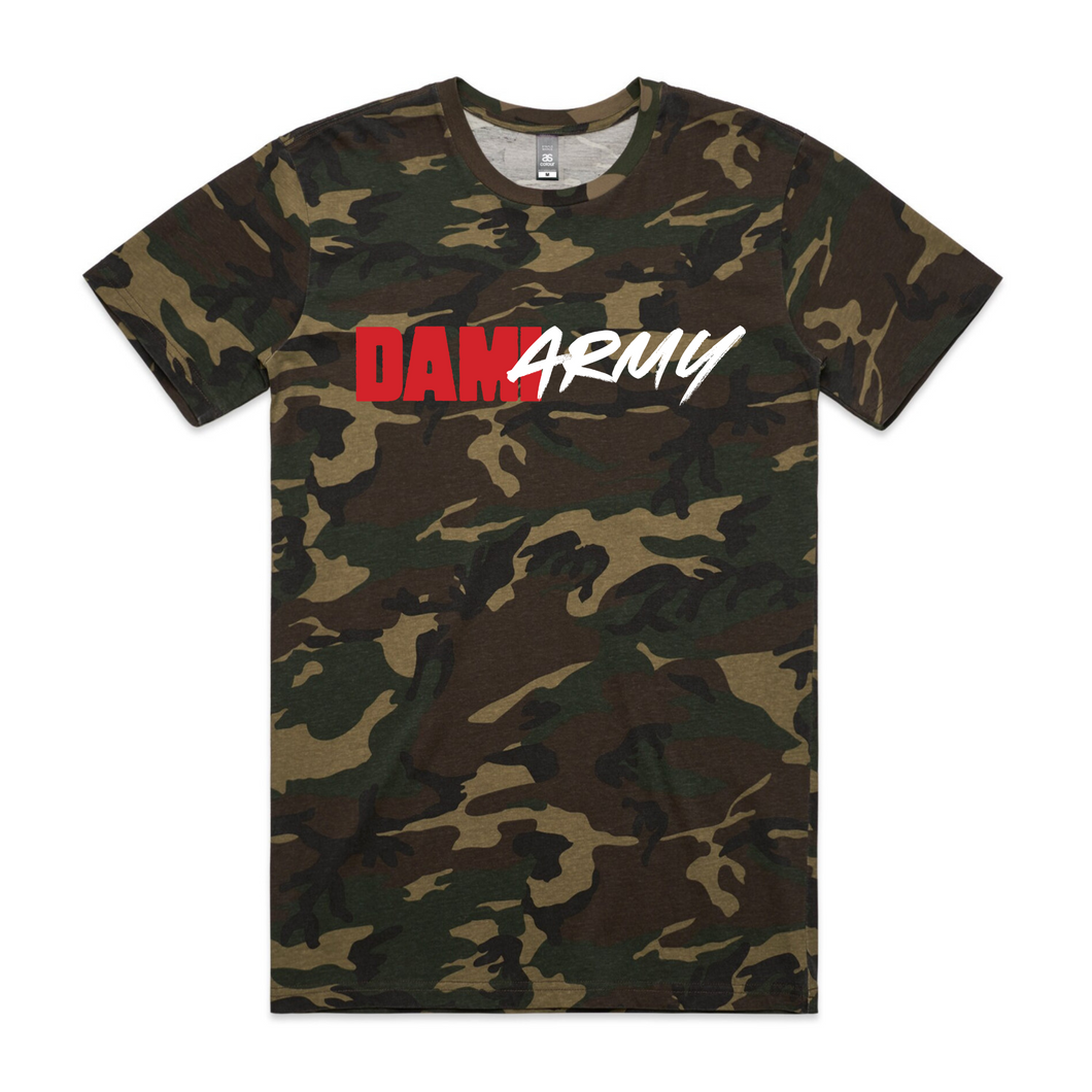 Dami Army Camo Unisex T Shirt